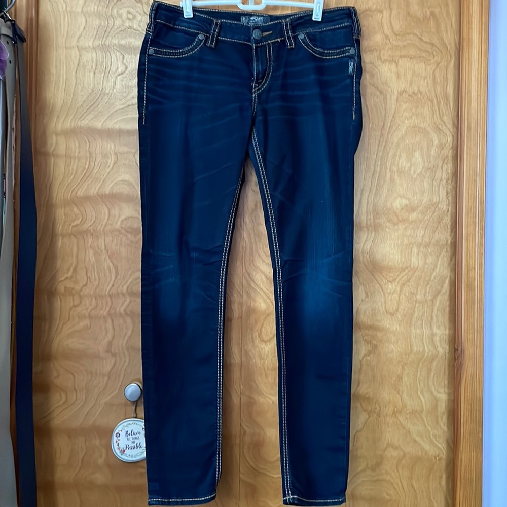 Silver Suki size 32/31 mid super skinny